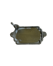 Antique Hummingbird Brass Soap Dish
