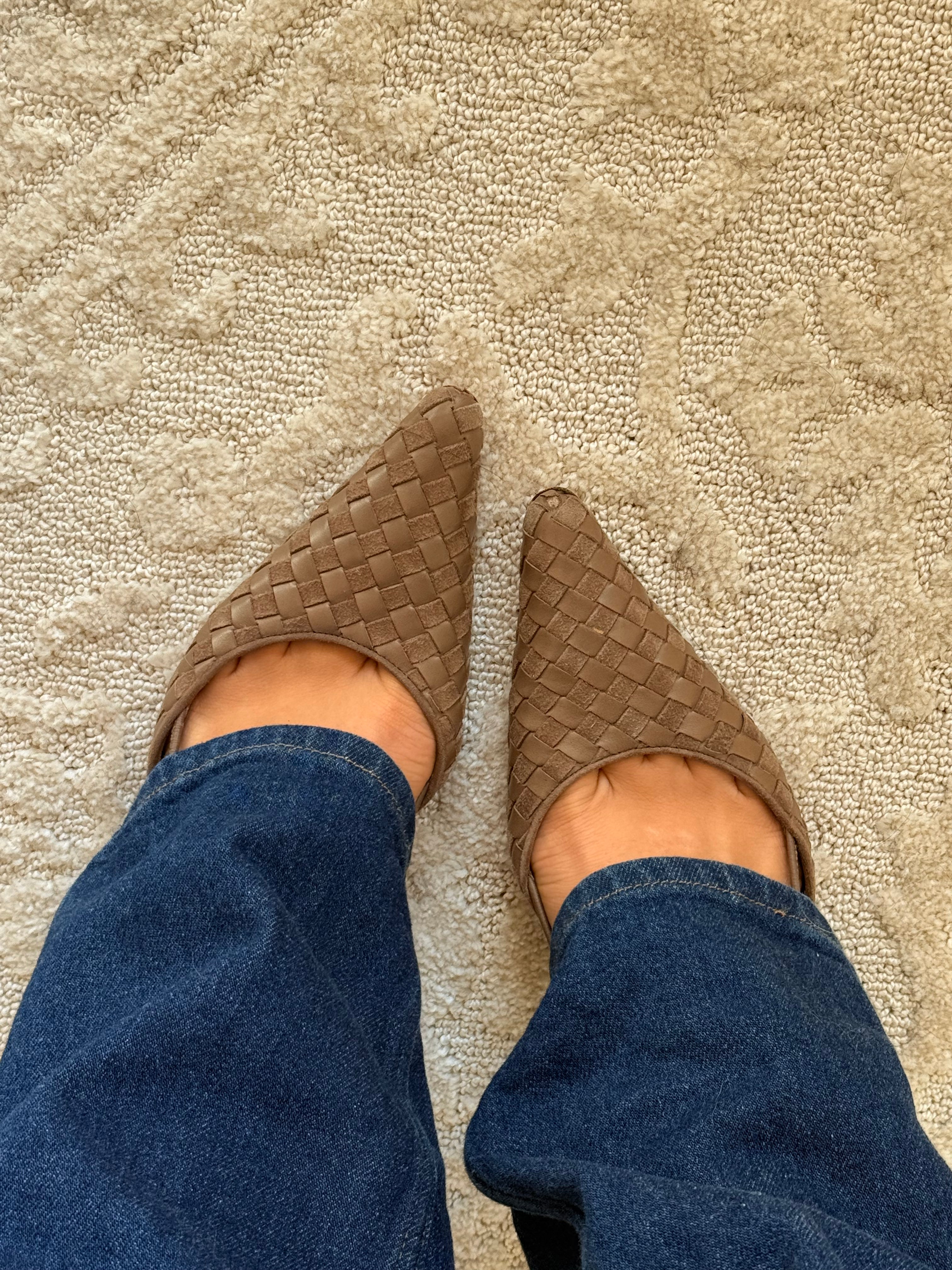 Bottega Veneta Vintage Intrecciato Weave Slingback Pumps